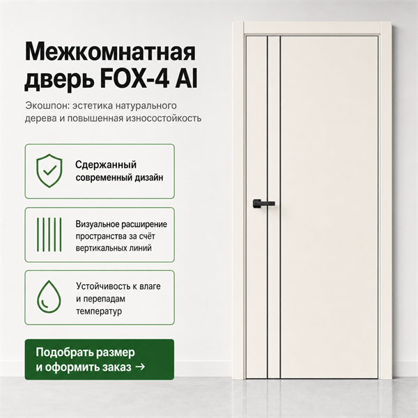 Дверь межкомнатная FOX-4 Al 2429