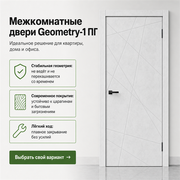Дверь межкомнатная Geometry-1 ПГ 2423